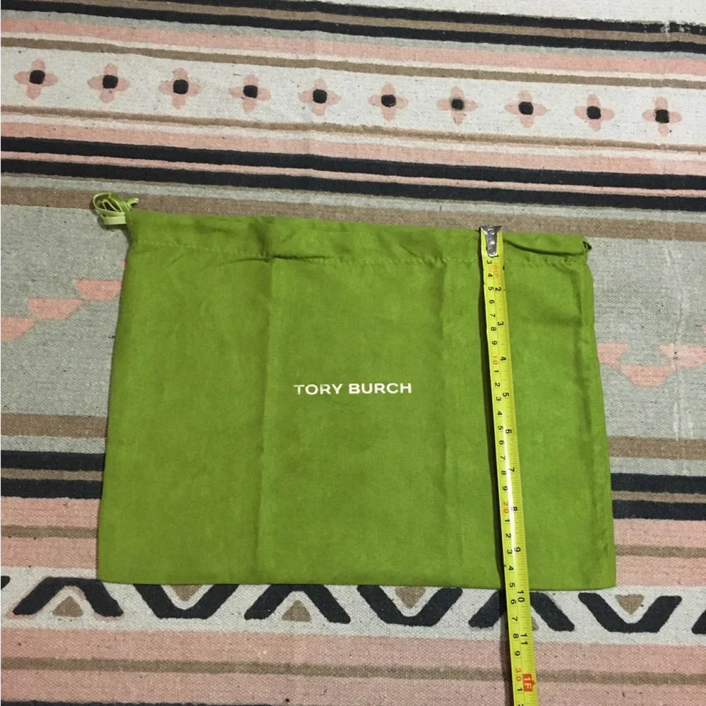Tory Burch Soft Green Dustbag small approx 13” x 10” RARE travel